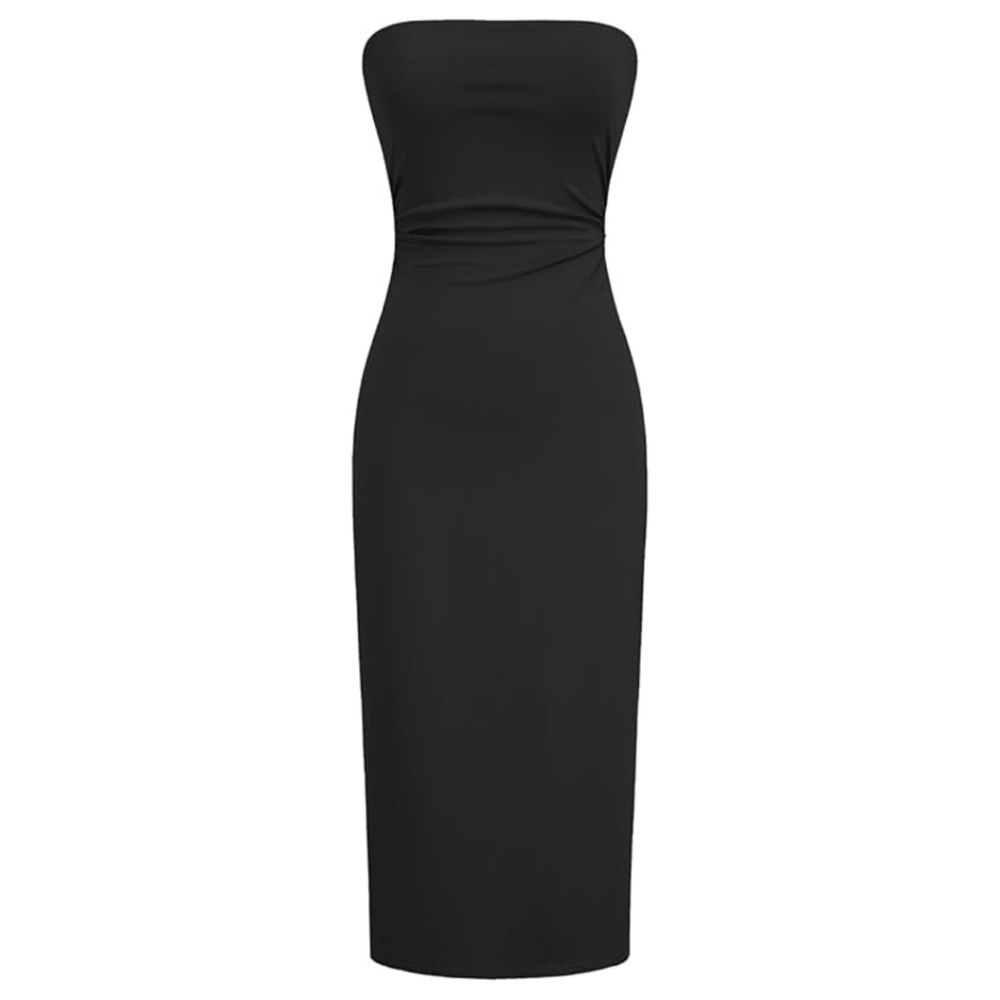 Nwt Cider Black Strapless Summer Tube Club Evening Lbd Dress